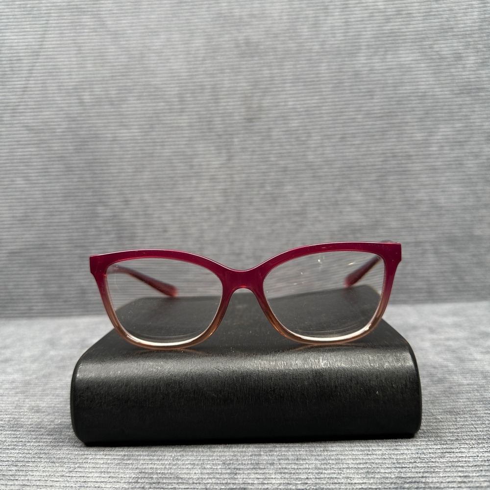 Ralph Lauren Red Peach Gradient Cat Eye Y2k Glasses Frames 53-16‎